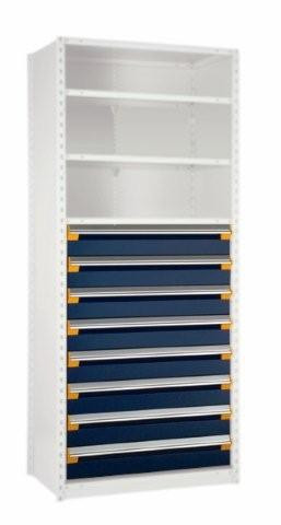 8 Drawer Insert for Existing Shelving 48" w x 24" deep