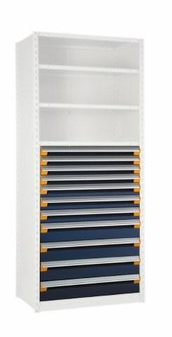 11 Drawer Insert for Existing Shelving 36" wide x 24" deep