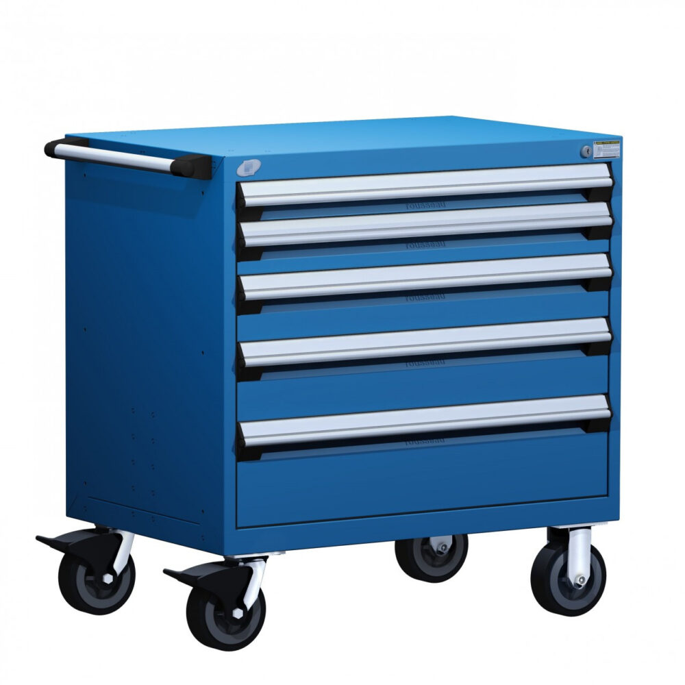 Mobile Drawer Cabinet Rousseau Heavy Duty R5BEE-3003 Avalanche Blue