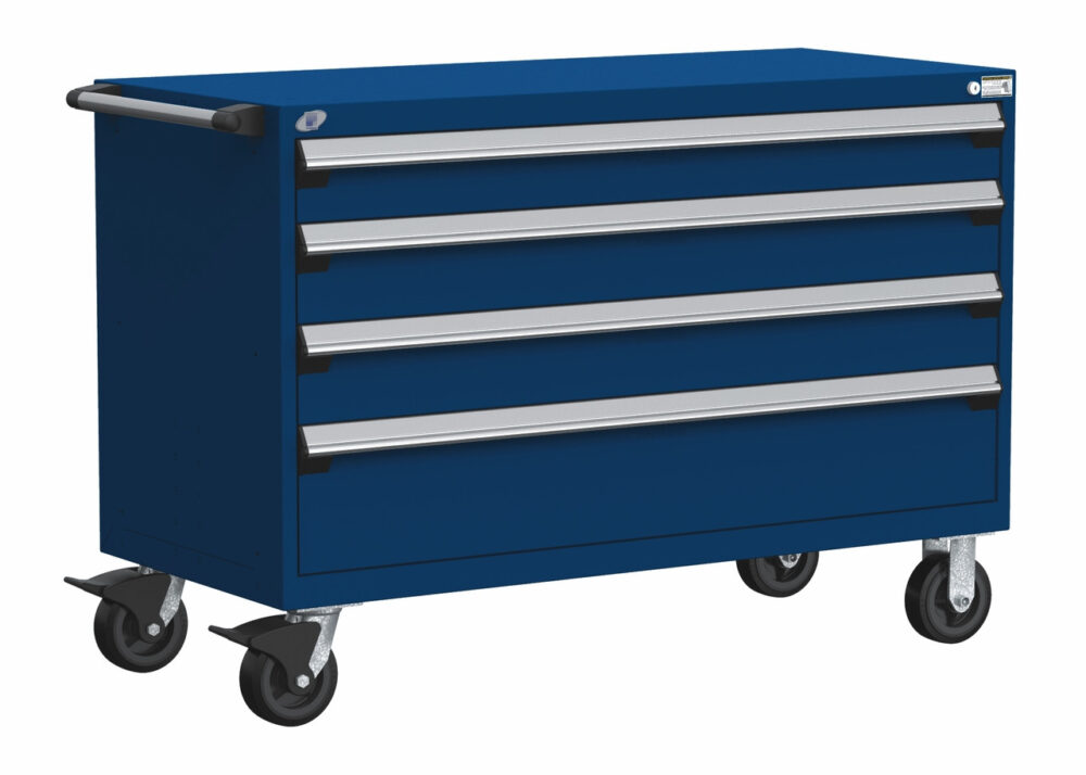 Mobile Drawer Cabinet Rousseau Heavy Duty R5BJG-3005 Avalanche Blue