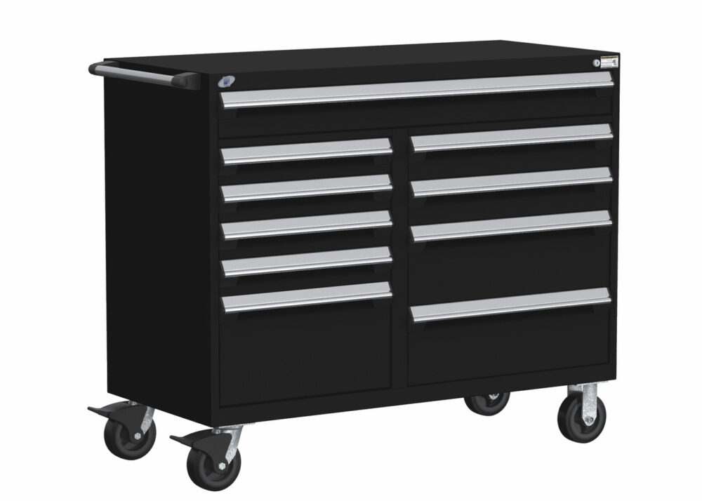 Mobile Tool Drawer Cabinet Rousseau R5GJG-3801 in BK