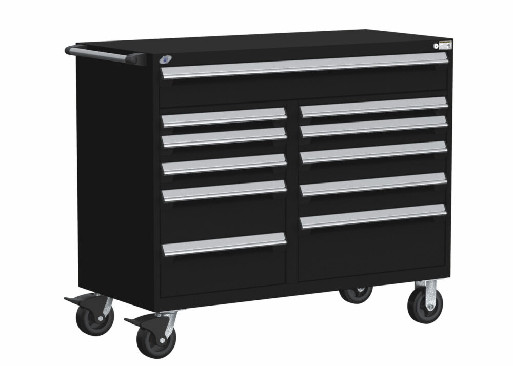 Mobile Tool Drawer Cabinet Rousseau R5GJG-3807 in BK