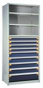 Drawers in Shelving Adder Unit Rousseau R5SHE-754804A
