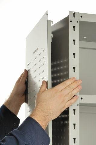 Rousseau Perforated Utility End Panel Installation