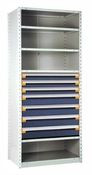 Drawers in Shelving Adder Unit Rousseau R5SGC-873602A