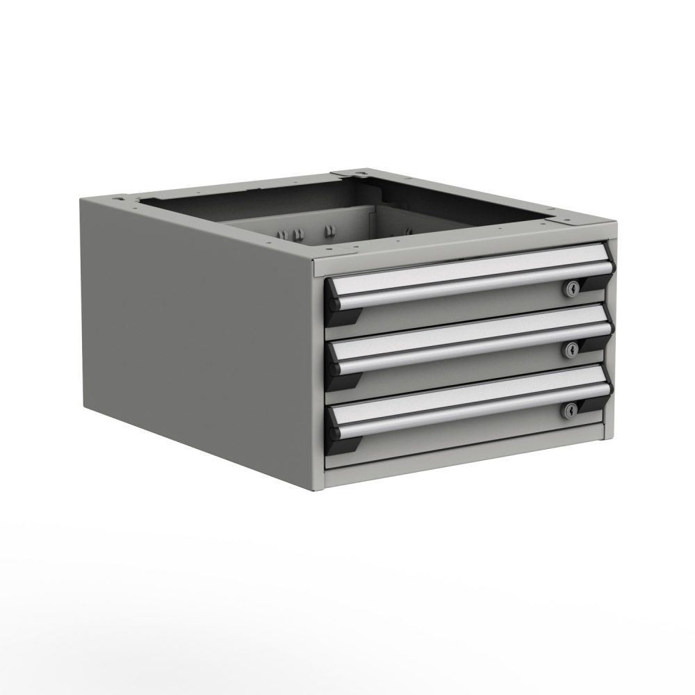 Standard Drawer Unit, 18" x 21" x 11", 3 Drawer 3" Face